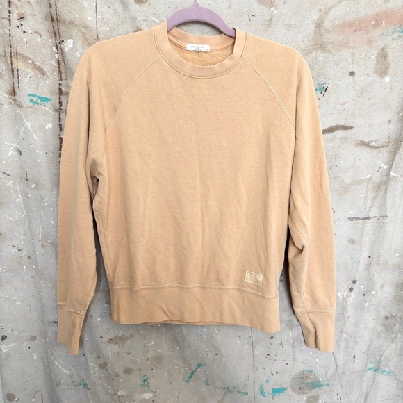 rag & bone Beige Fleece Sweatshirt - Picture 2 of 5